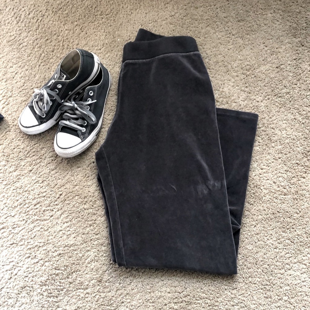 Gap Stretch Charcoal Gray Wide Leg Lounge Pants